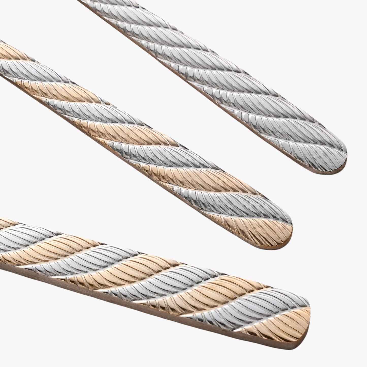 Haley | Set aus geflochtenem Besteck aus Edelstahl
