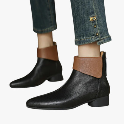Amelia | Retro-Lederstiefel: Komfort und Stil für den Herbst