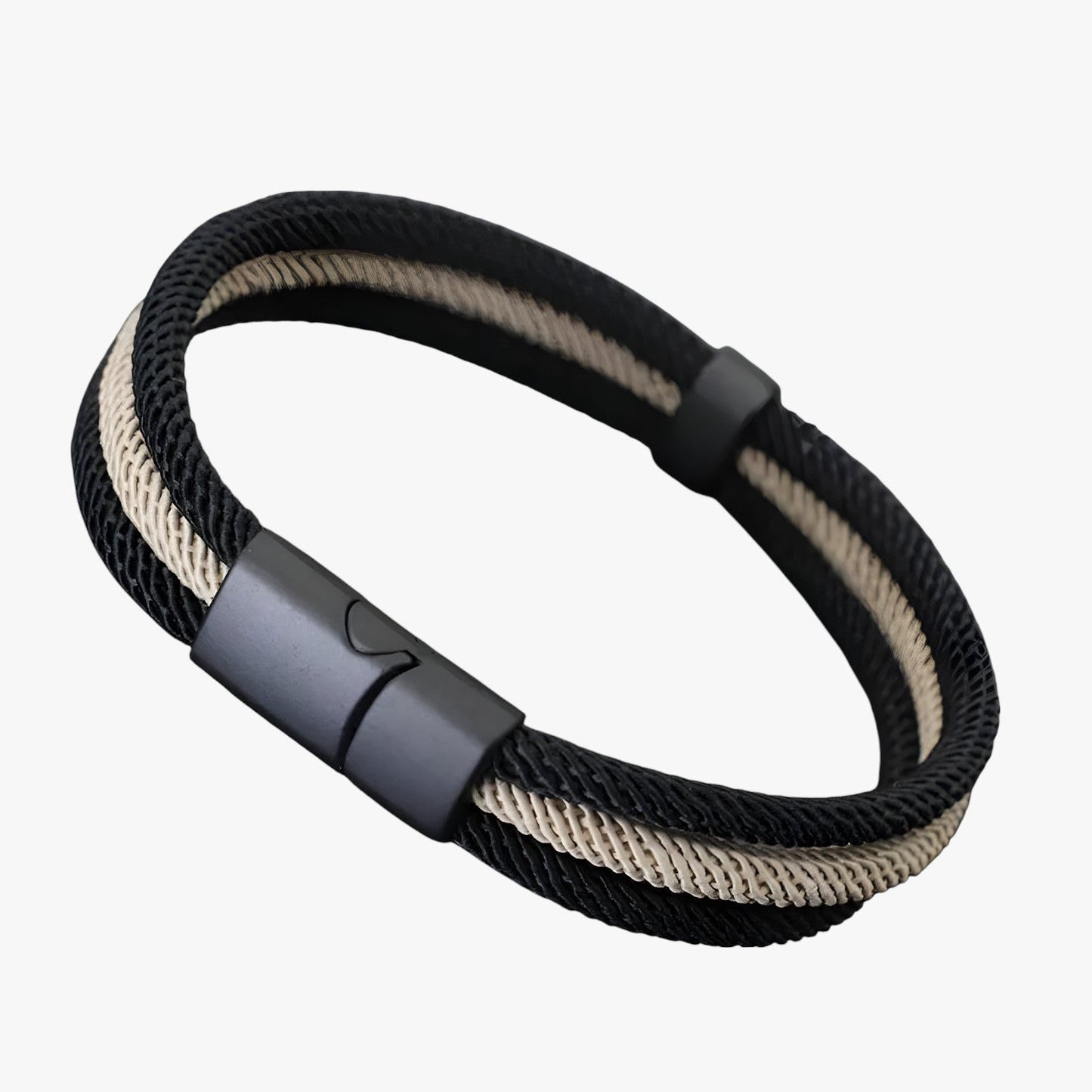 River | Herren Nautik-Armband mit Knoten und abnehmbarer Verschluss