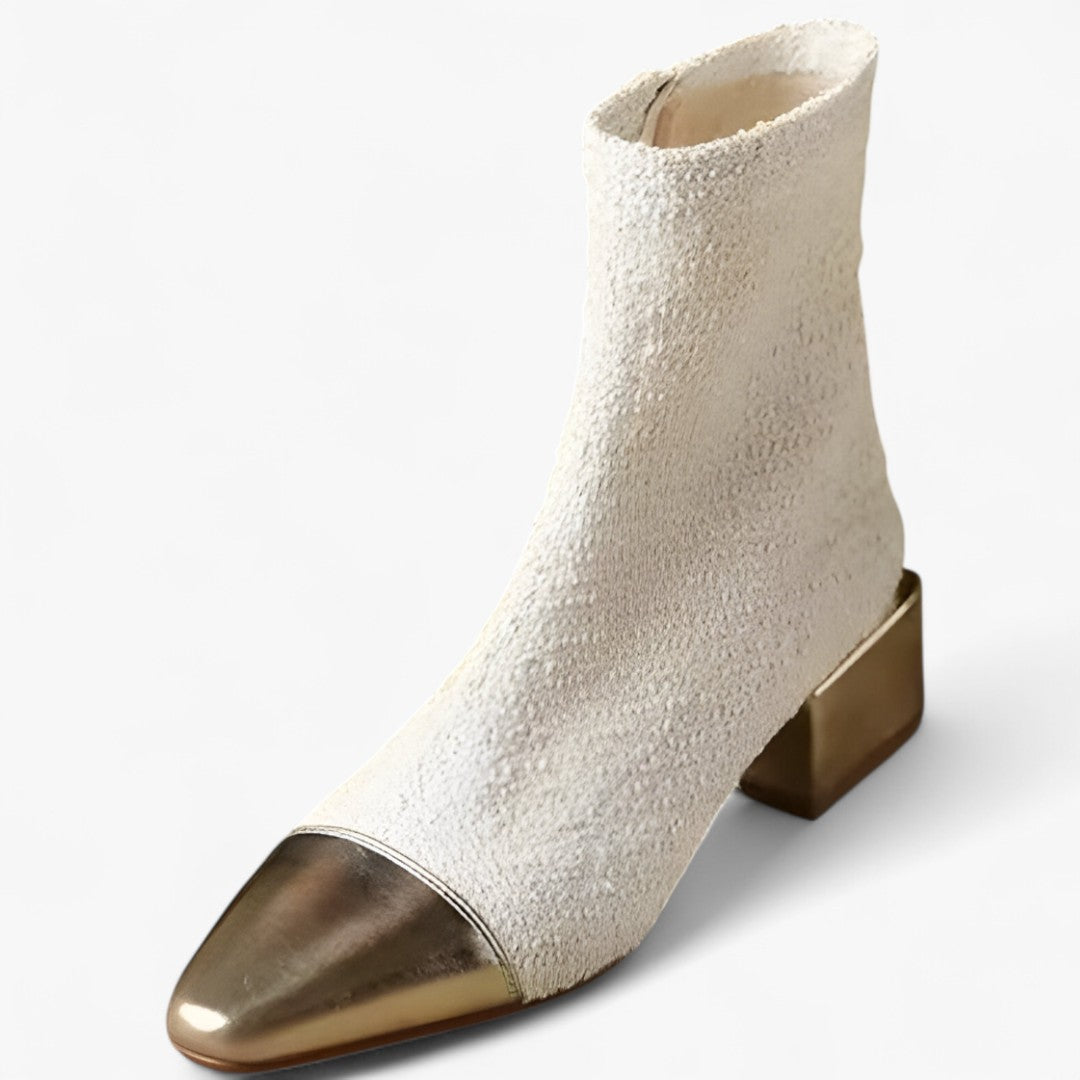 Selene | Elegante Stiefeletten mit dünnem Absatz und spitzer Zehenpartie