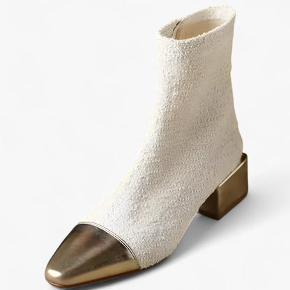 Selene | Elegante Stiefeletten mit dünnem Absatz und spitzer Zehenpartie