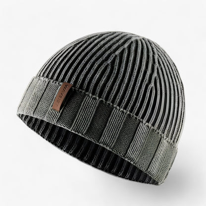 Wanwan | Baumwolle Vintage Gewaschen Strickmütze - Perfekt für den Winter