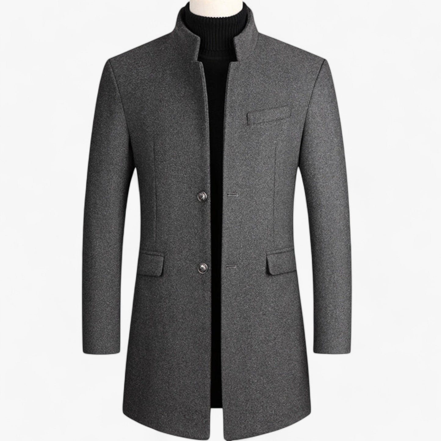Stilvoller langer Mantel - Ikonische Eleganz