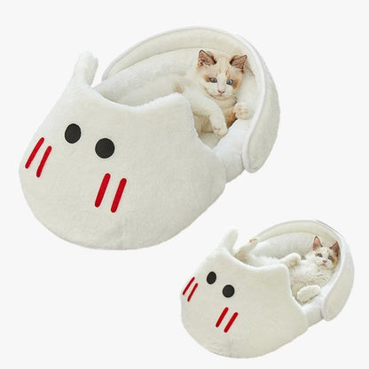 Amy | Weiches Hasenbett Die Perfekte Nido für den Schlaf Ihrer Katze