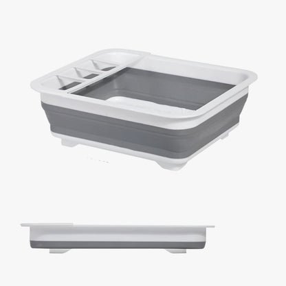 Darian | Kompakt und ordentlich - Faltbares Geschirrgestell zur Platzersparnis