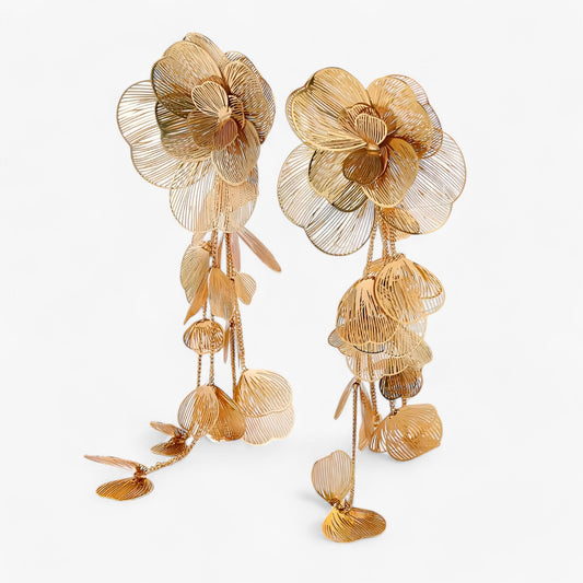 Zoë | Vintage-Blumen-Ohrringe – Elegant und Einzigartig