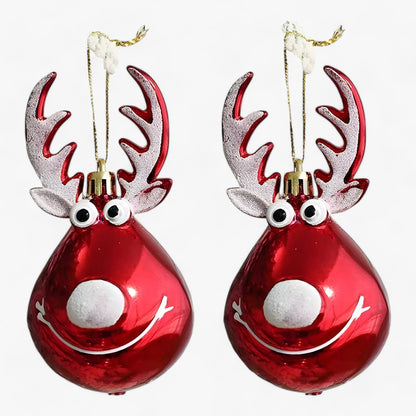 Elch-Weihnachtskugeln – festlicher Baumschmuck