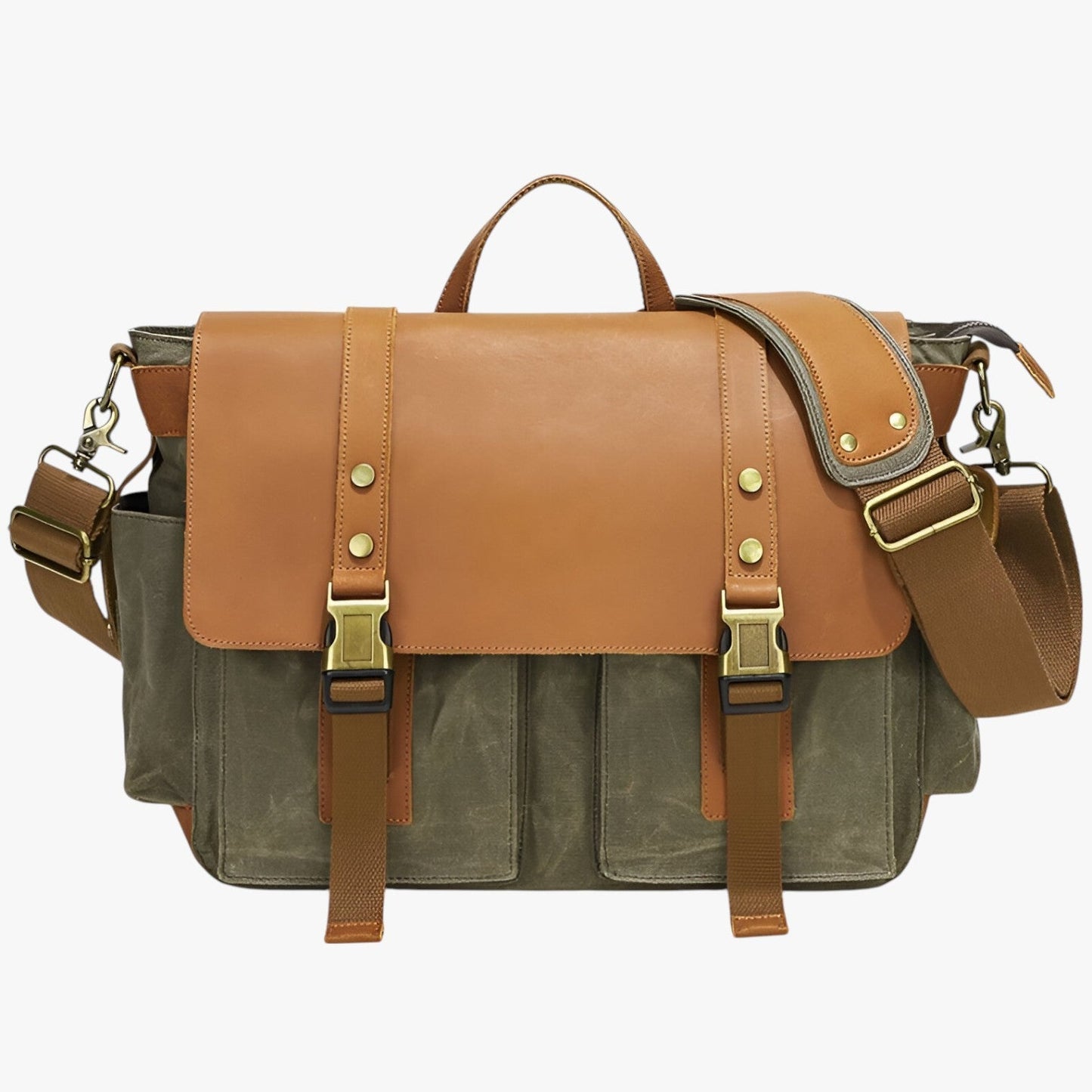 Israel | Vintage-Leder-Messenger für Börse