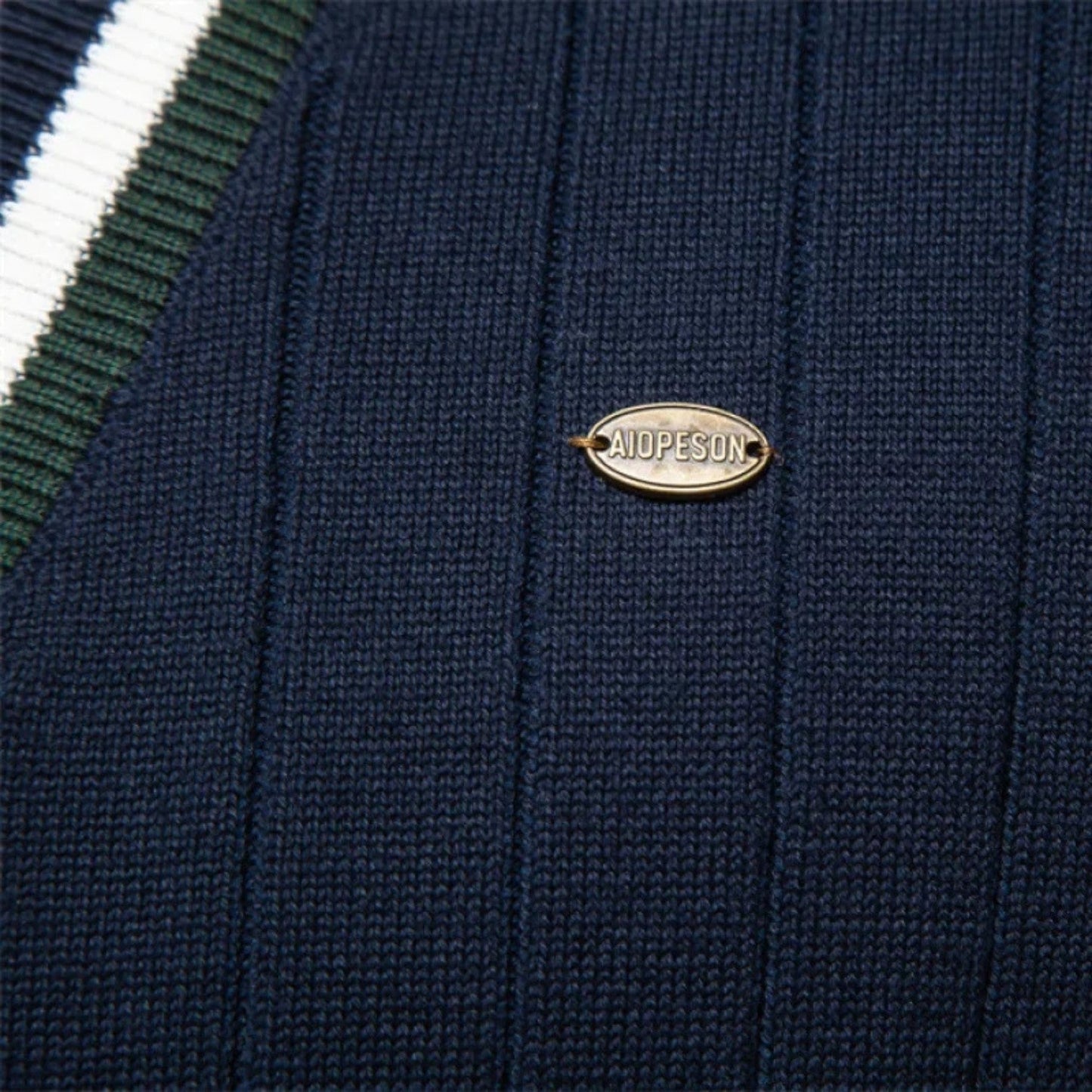 Jeremy | Herren-Lana-Cardigan mit V-Ausschnitt, warmes Color-Block-Design für Herbst/Winter