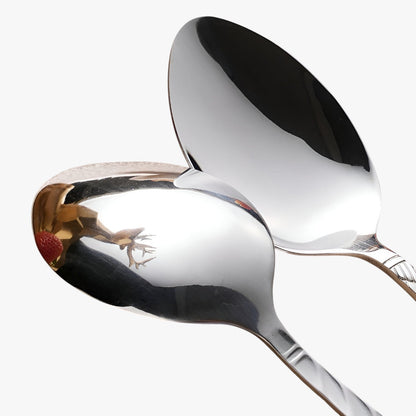 Haley | Set aus geflochtenem Besteck aus Edelstahl