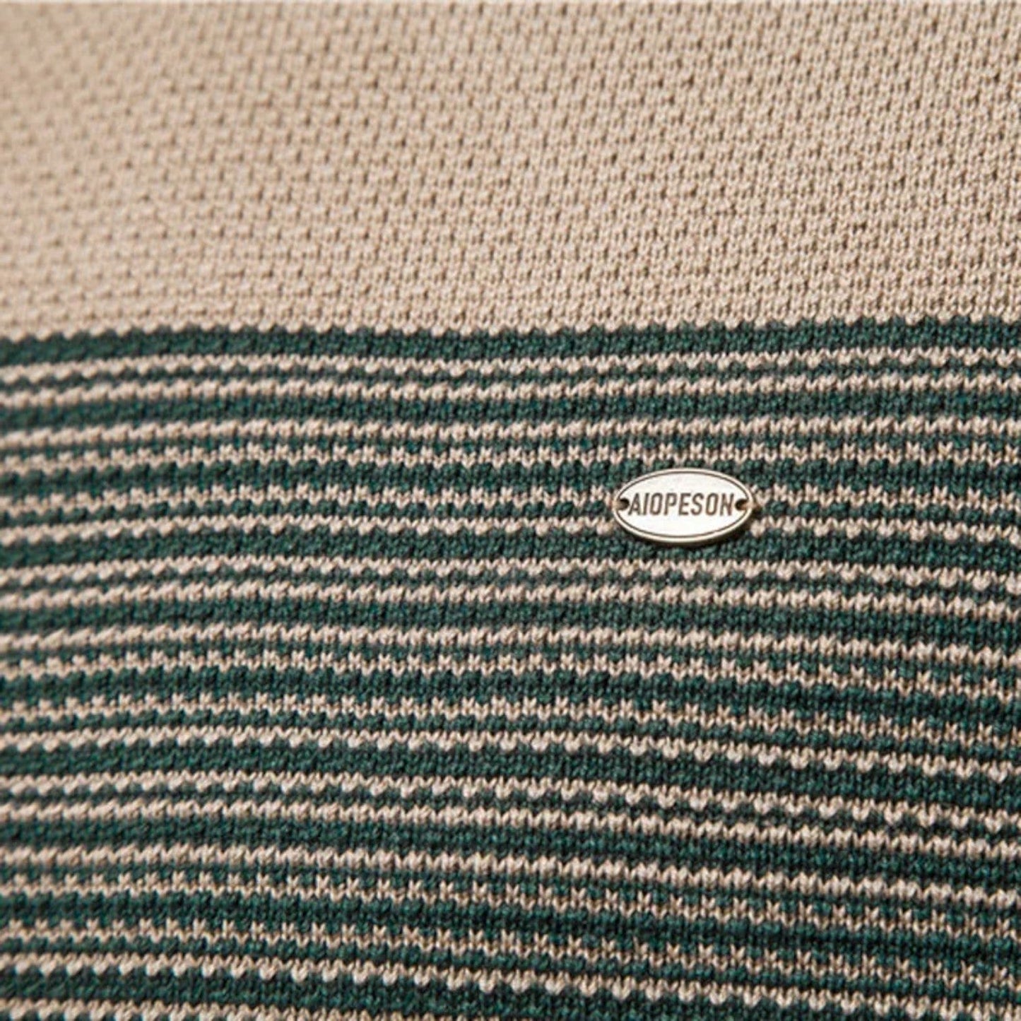 Eugene | Herren Ringel-Pullover mit Rundhalsausschnitt – Slim Fit und hochwertige Wärme