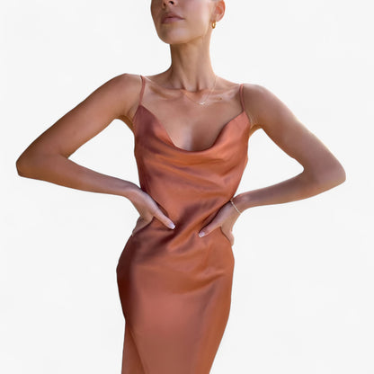 Dianne | Lang gown aus Seide