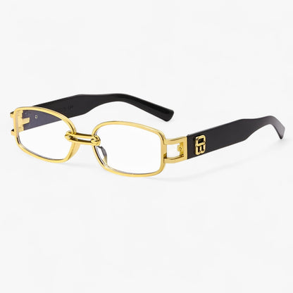 Dante | Lille rechteckige Sonnenbrille im Vintage-Punk-Stil