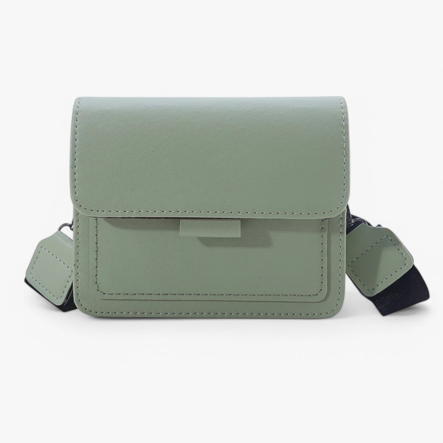 Clara | Retro- und geräumige Schultertasche mit breitem Riemen
