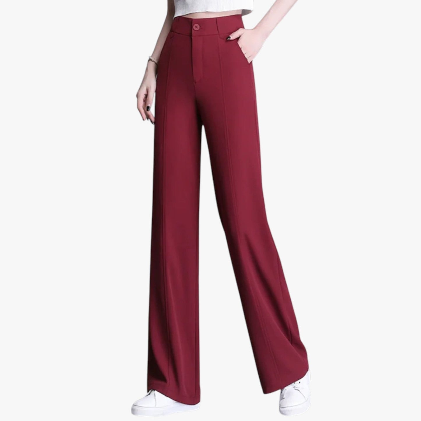 Regine | Oversize weiße Hosen – Eleganz und Komfort von L bis 6XL