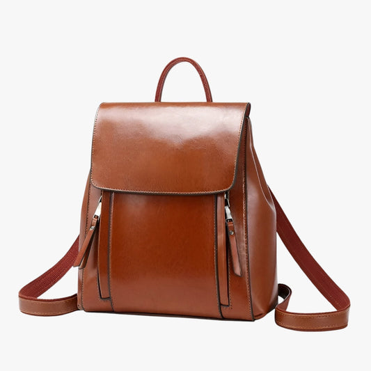 Rylee | Eleganter Leder-Rucksack für Schule und Arbeit