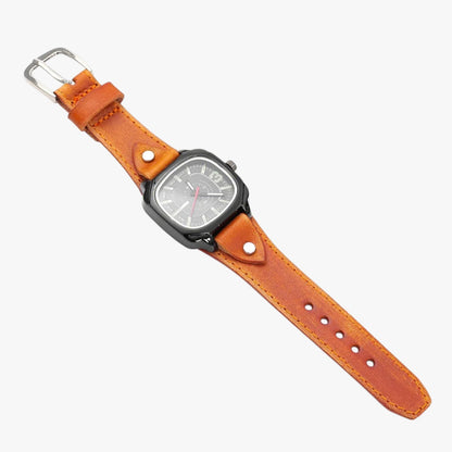 Lucca | Vintage-Uhr mit Lederarmband