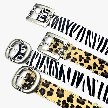 Dakota | Y2K-Leopardengürtel im Punk-Vintage-Stil für Damen