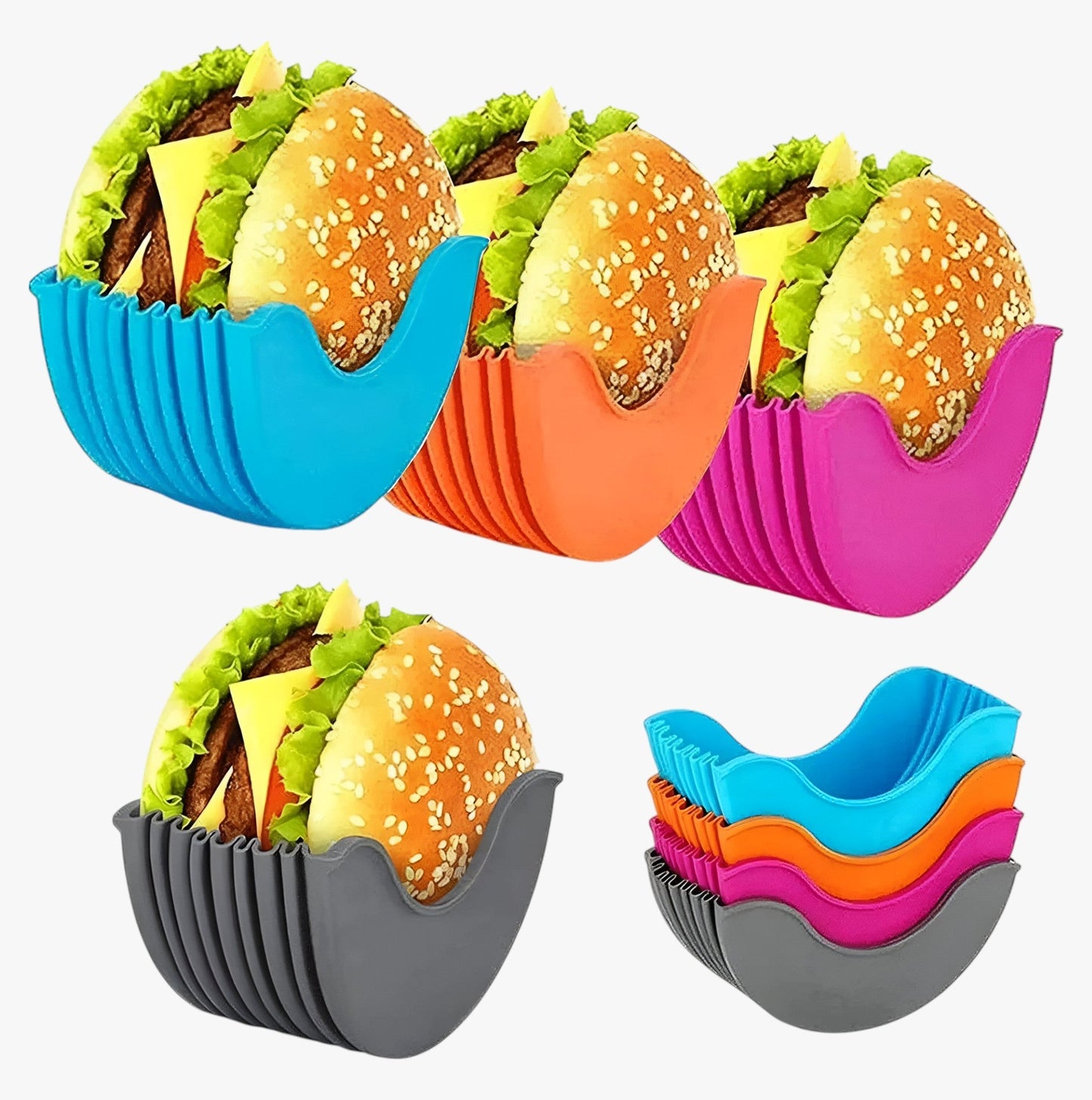 Iris | Wiederverwendbarer Burgerhalter für eine organisierte Küche