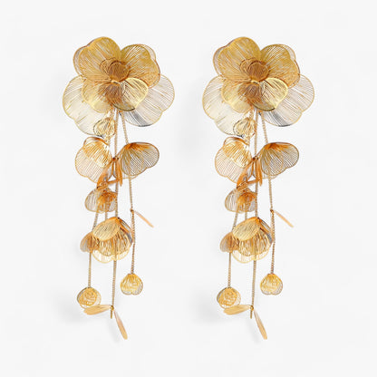 Zoë | Vintage-Blumen-Ohrringe – Elegant und Einzigartig