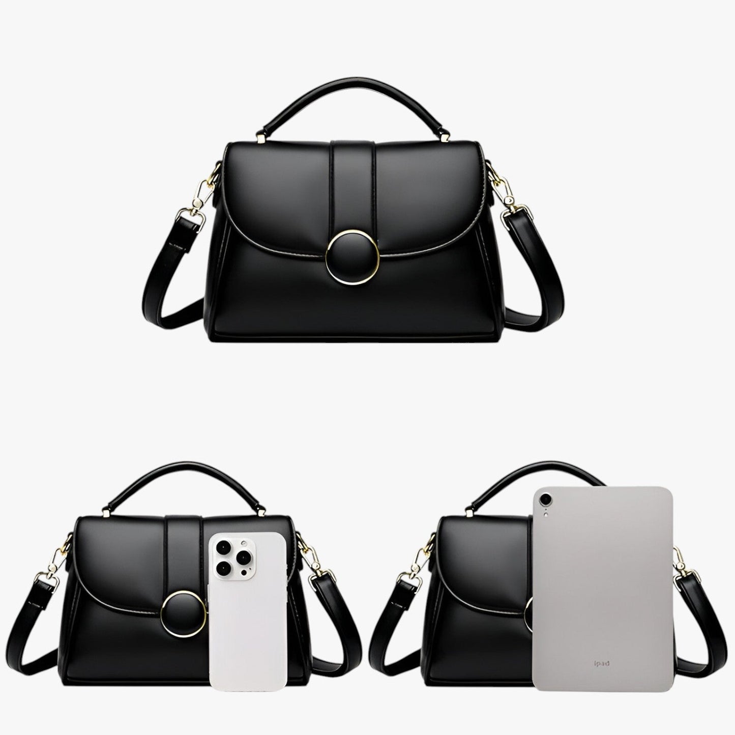 Suzy | Elegante Umhängetasche mit Markensignet