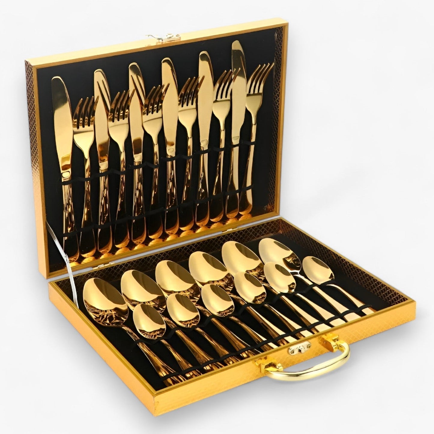 Isabel | 24-teiliges Besteckset – Stilvoll und langlebig Edelstahl Besteck