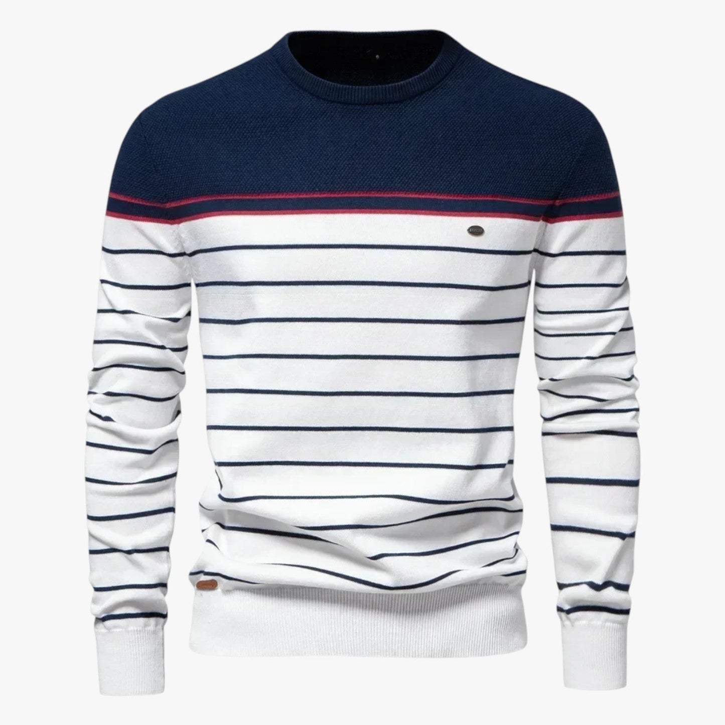 Calvin | Premium Herbststreifen-Pullover Warm, Elastisch und Stilvoll