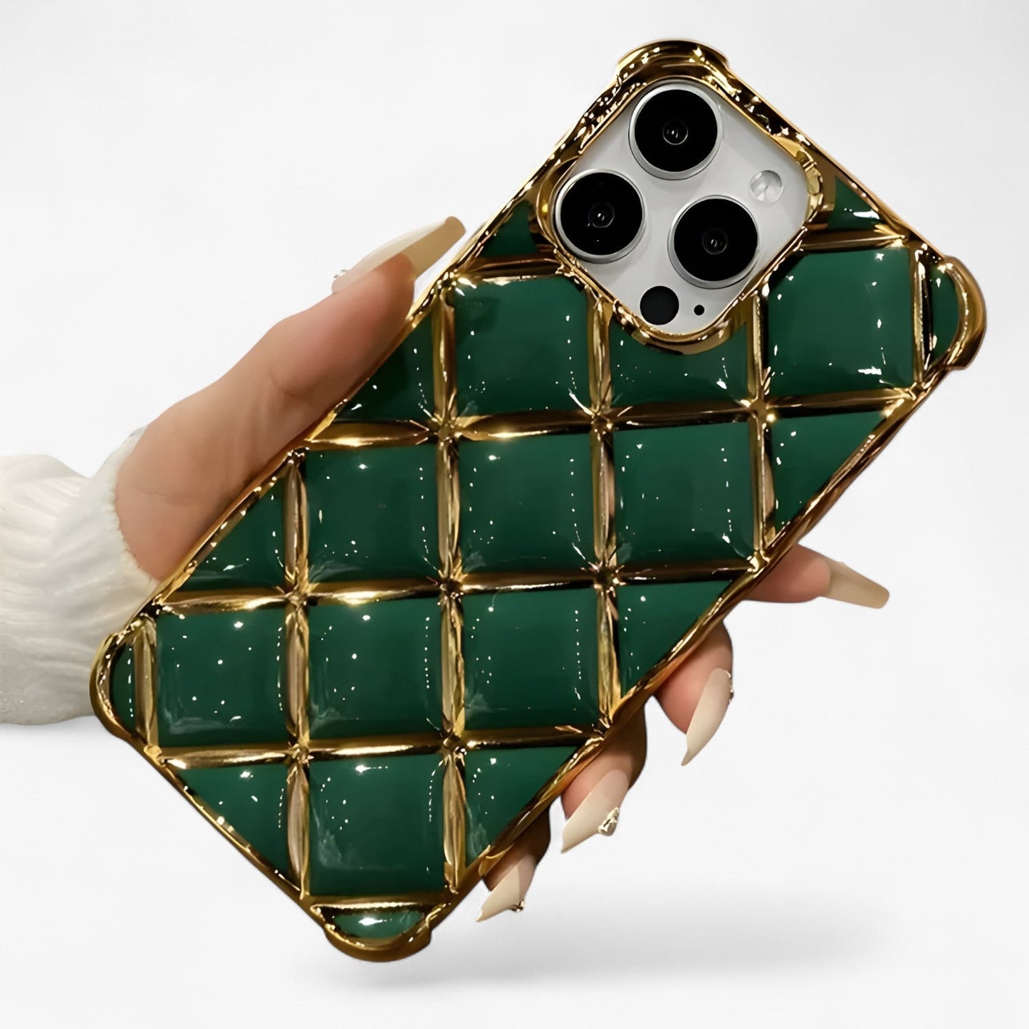 Elena | Luxus Diamanten Gitter Handyhülle