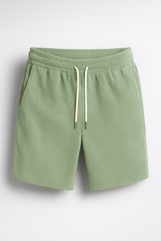 Milan | Freizeit-Shorts aus Cord mit Kordelzug