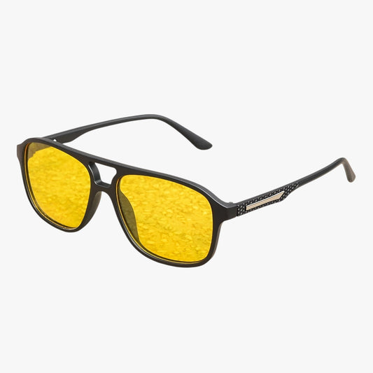 Harrison | Retro-Quadratische Sonnenbrille mit UV400-Schutz und Nachtblick