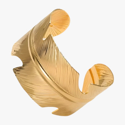 Jade | Boho-Cuff-Armband aus Edelstahl mit verstellbarem Design – Vintage-Stil eManco