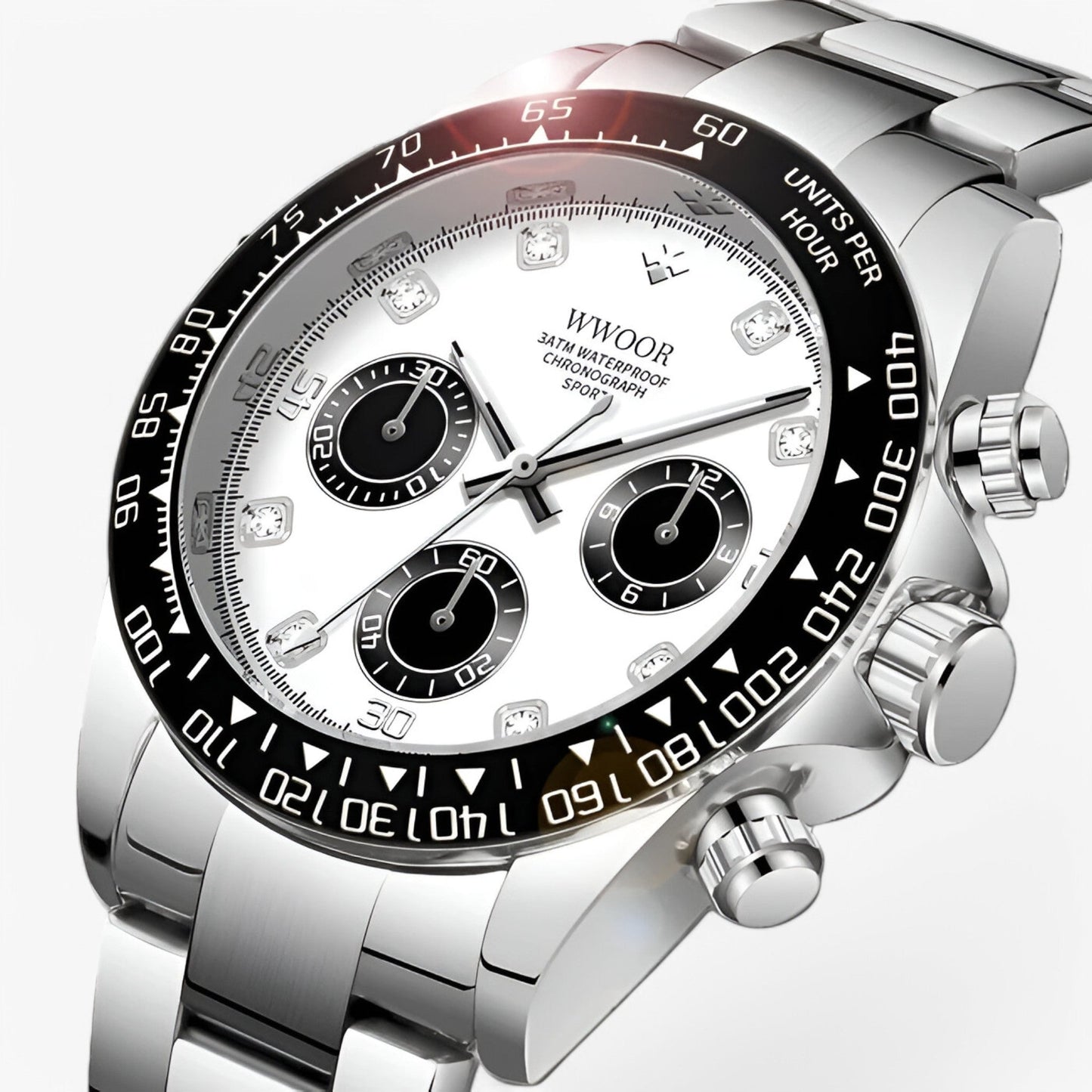 Kashmir | Luxus Chronograph Uhr aus Edelstahl