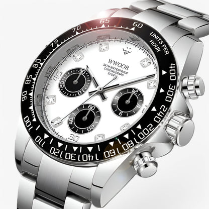 Kashmir | Luxus Chronograph Uhr aus Edelstahl