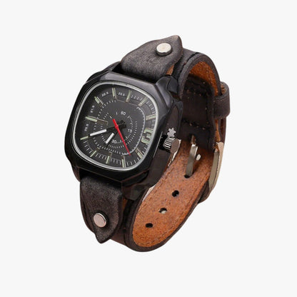 Lucca | Vintage-Uhr mit Lederarmband