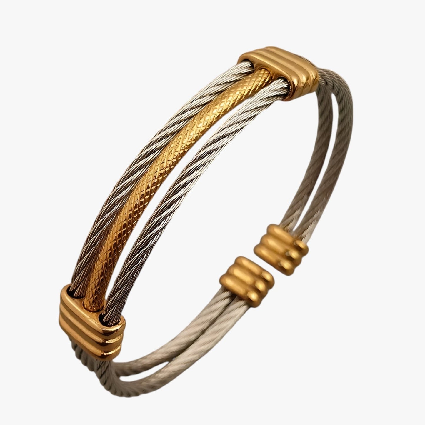 Dakota | Eleganter Armreif mit Seilmotiv