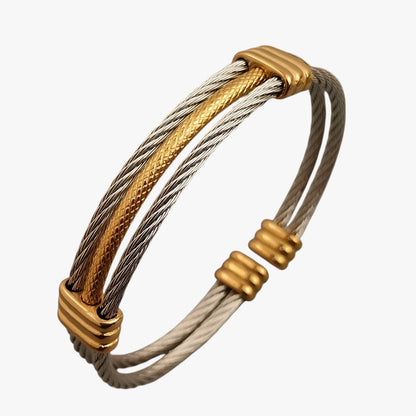 Dakota | Eleganter Armreif mit Seilmotiv