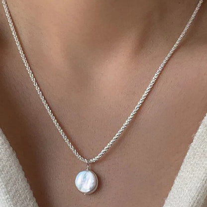 Evelynn | Silber 925 Kette mit Perle als Choker