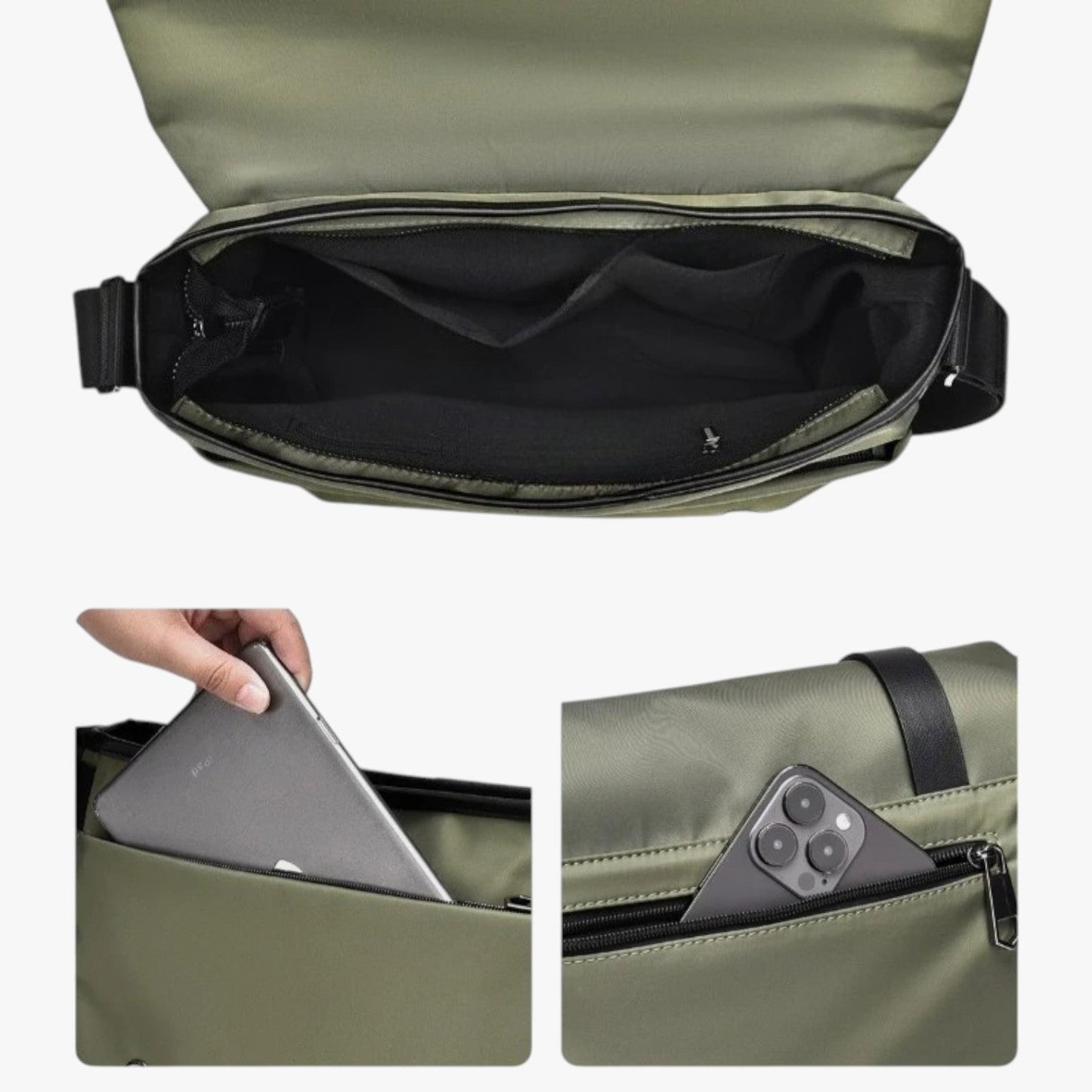 Oscar | Leichte und wasserdichte Umhängetasche für Männer