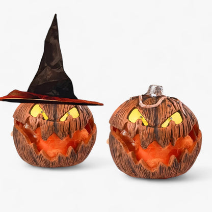 LED-Kürbislaterne - Verzauberndes Licht für die Halloween-Dekoration