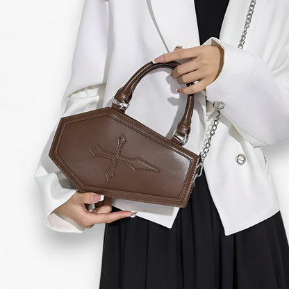 Sarg-Kettenhandtasche - Geräumig und elegant für Halloween-Cosplay