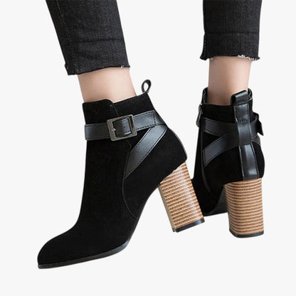 Eberta | Damenhöhere Bügelschuh mit Schnalle – Eleganz und Komfort für Herbst/Winter