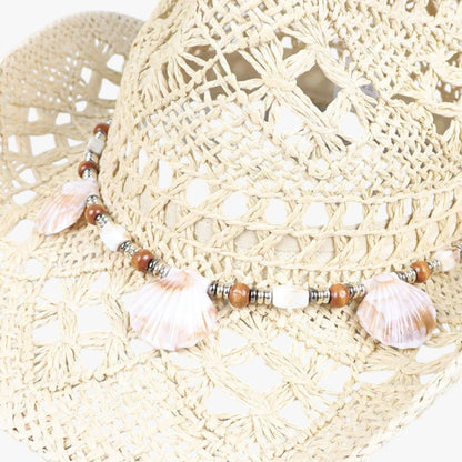 Skye | Cowboy-Hut Unisex aus Vintage-Stroh