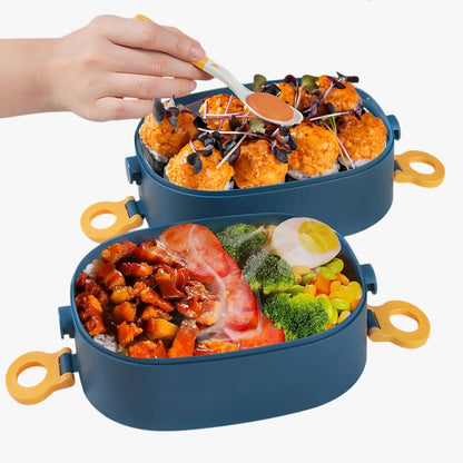 Frankie | 2000 ml bruchbox mit 3 Fächern, auslaufsicher