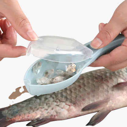 Gabriela | Visreiniger mit Deckel Schnell und Spritzfrei Schalen & Schaben