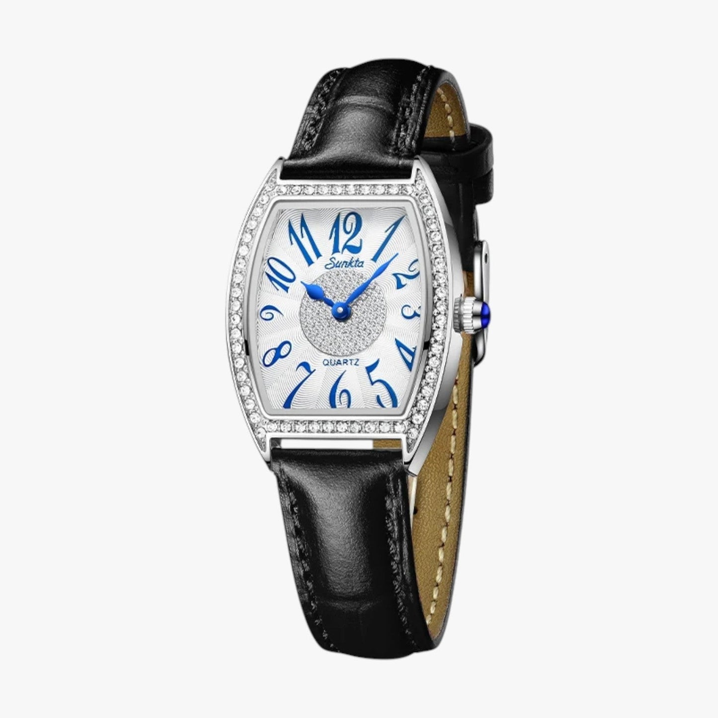 Seraphina | Eleganter Damenarmbanduhr LIGE Sunkta Quarz, Leder, Wasserdicht