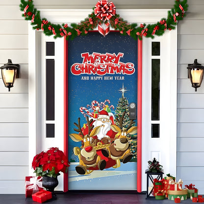 HolidayCheer | Polyester Weihnachts Hintergrundbanner - Schaffen Sie eine Festliche Atmosphäre für Ihre Dekorationen
