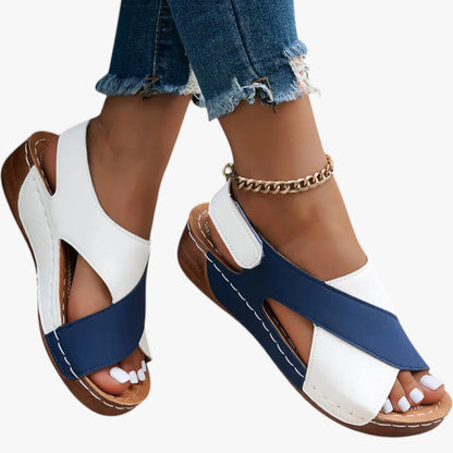 Rachelle | Sommerlicher Komfort mit Stil - Weiche und leichte Keilsandalen