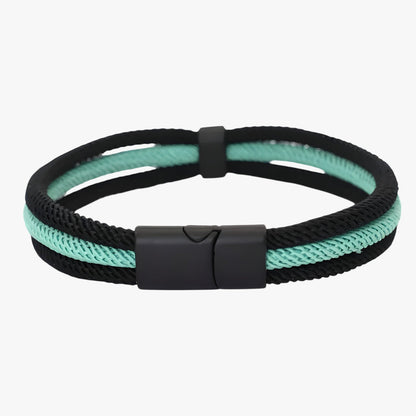 River | Herren Nautik-Armband mit Knoten und abnehmbarer Verschluss
