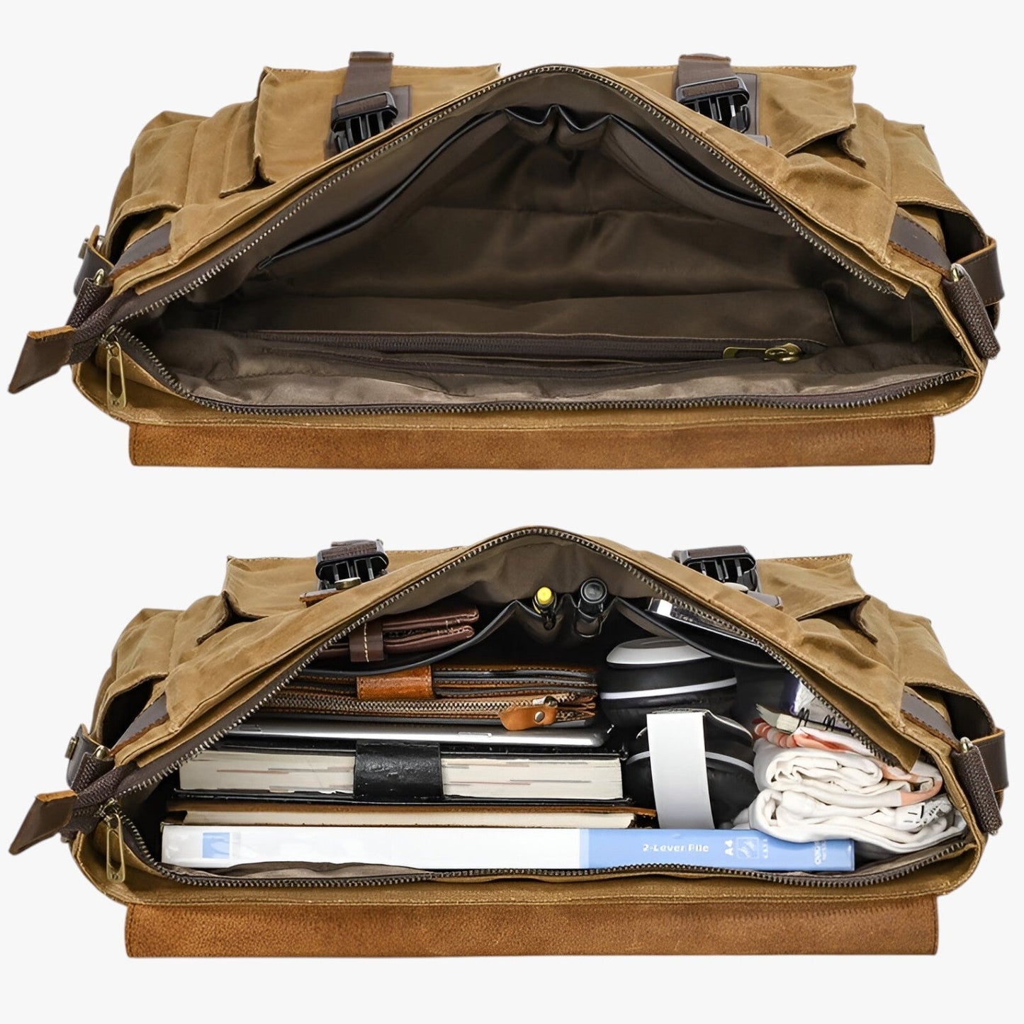 Israel | Vintage-Leder-Messenger für Börse