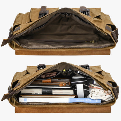 Israel | Vintage-Leder-Messenger für Börse